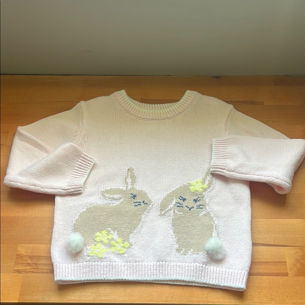Adorable bunny sweater size 2t